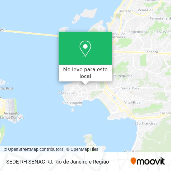 SEDE RH SENAC RJ mapa