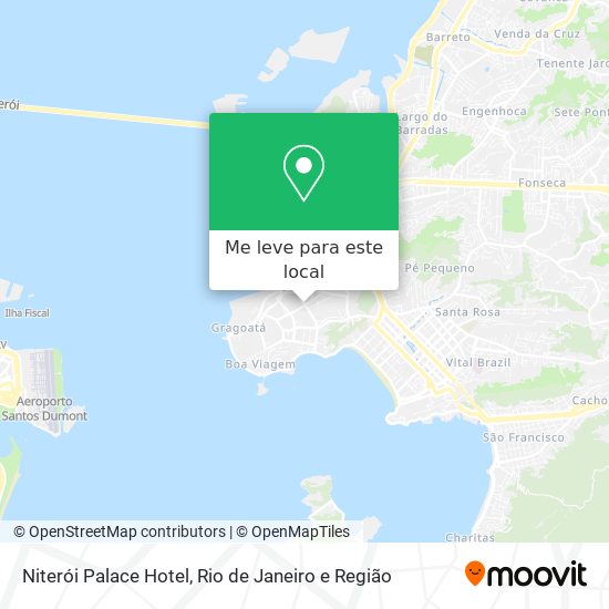 Niterói Palace Hotel mapa