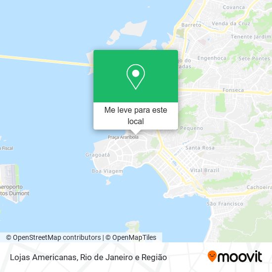 Lojas Americanas mapa