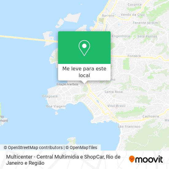 Multicenter - Central Multimídia e ShopCar mapa