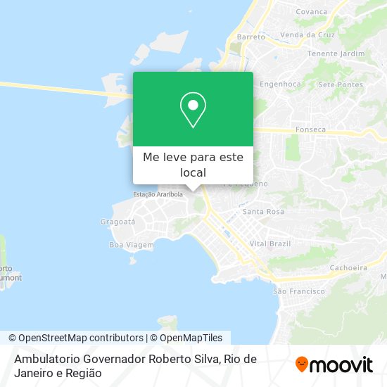 Ambulatorio Governador Roberto Silva mapa