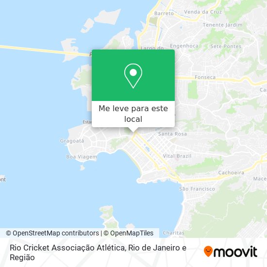 Rio Cricket Associação Atlética mapa
