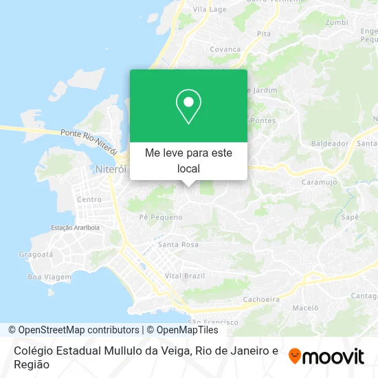Colégio Estadual Mullulo da Veiga mapa