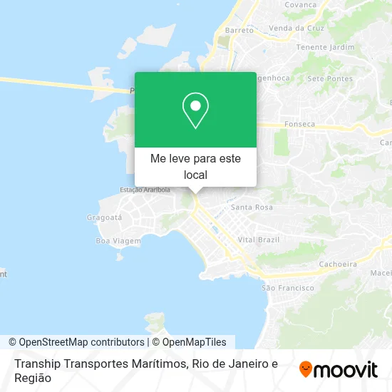 Tranship Transportes Marítimos mapa