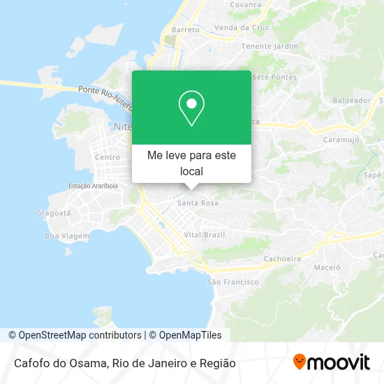 Cafofo do Osama mapa