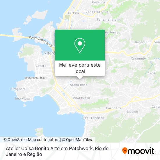 Atelier Coisa Bonita Arte em Patchwork mapa