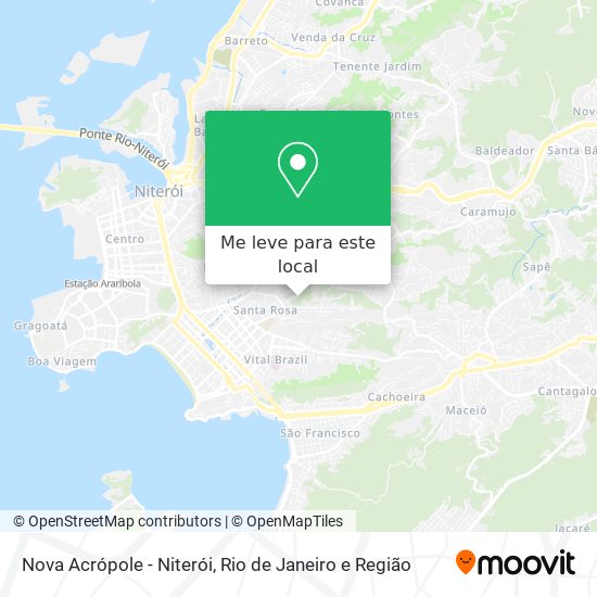 Nova Acrópole - Niterói mapa