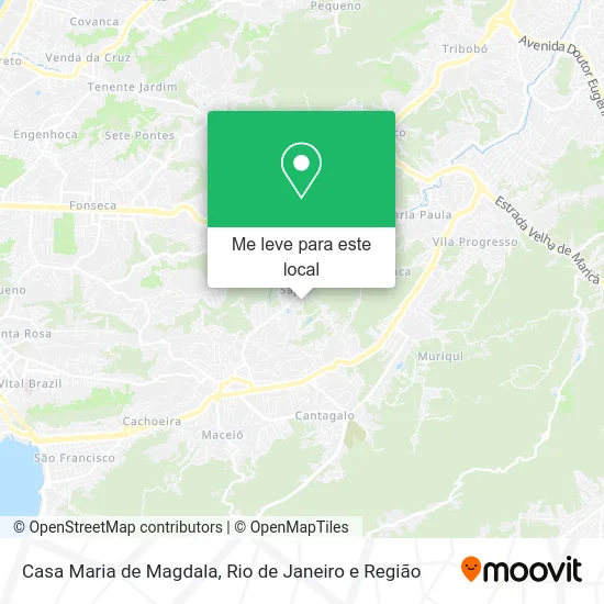 Casa Maria de Magdala mapa