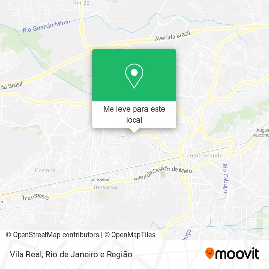Vila Real mapa