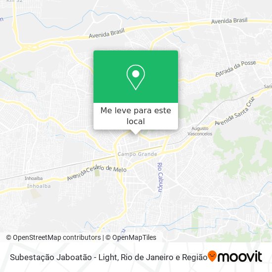 Subestação Jaboatão - Light mapa