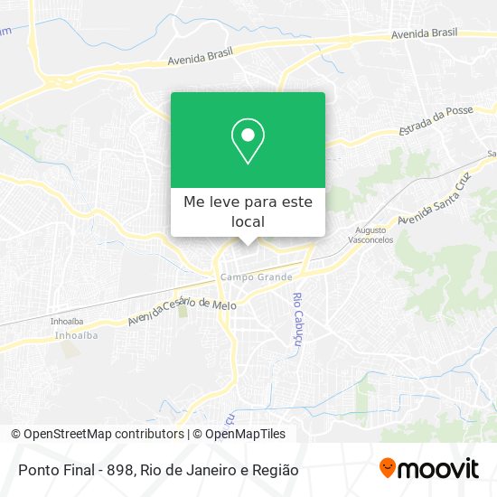 Ponto Final - 898 mapa