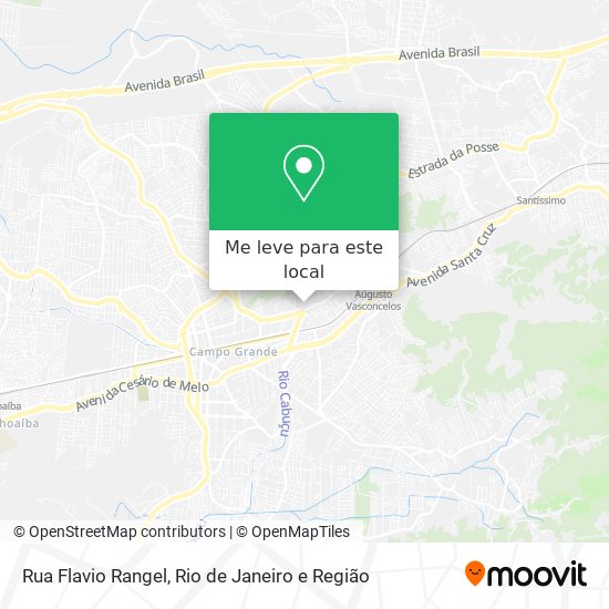 Rua Flavio Rangel mapa