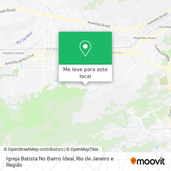 Igreja Batista No Bairro Ideal mapa