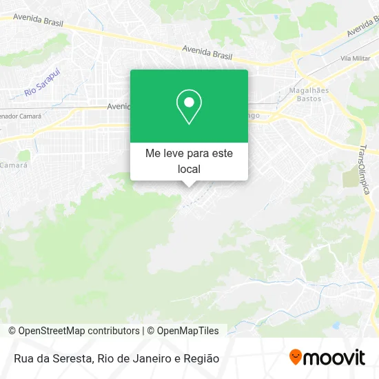 Rua da Seresta mapa