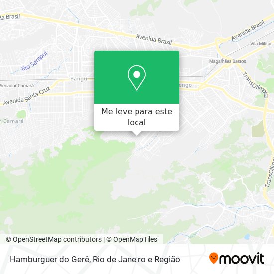 Hamburguer do Gerê mapa