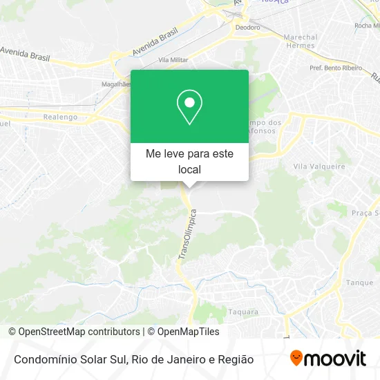 Condomínio Solar Sul mapa