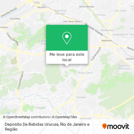 Deposito De Bebidas Urucuia mapa