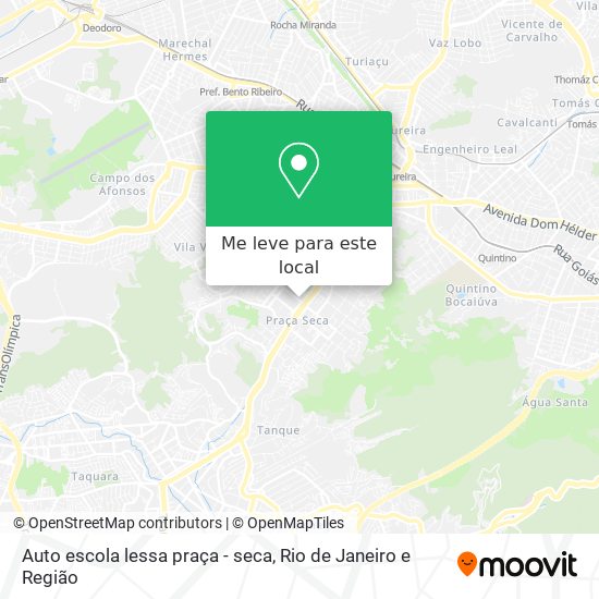 Auto escola lessa praça - seca mapa