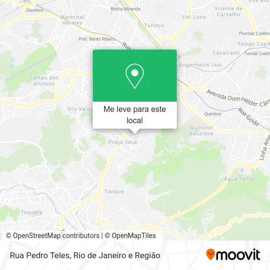 Rua Pedro Teles mapa