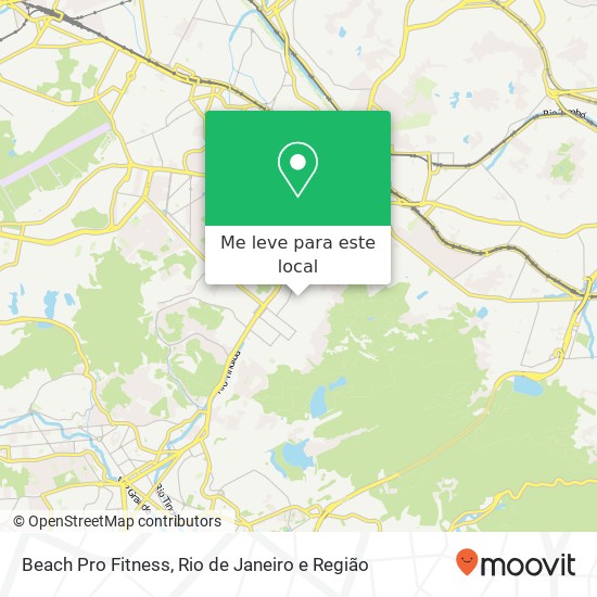 Beach Pro Fitness mapa