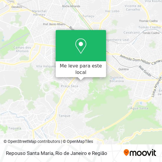 Repouso Santa Maria mapa