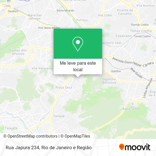 Rua Japura 234 mapa