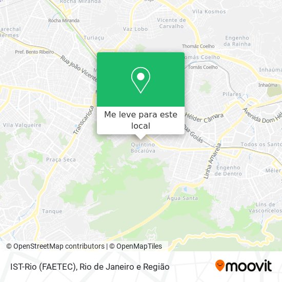IST-Rio (FAETEC) mapa