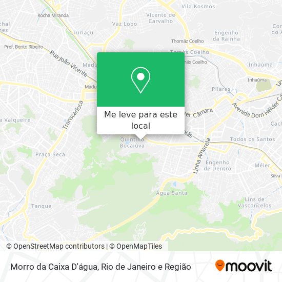 Morro da Caixa D'água mapa