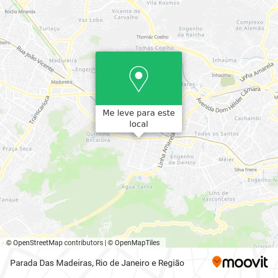 Parada Das Madeiras mapa