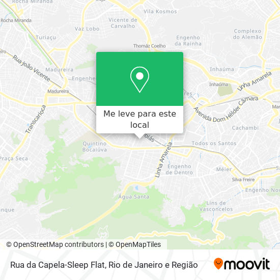 Rua da Capela-Sleep Flat mapa