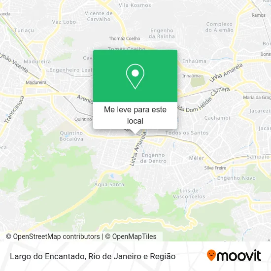 Largo do Encantado mapa