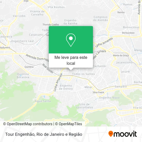 Tour Engenhão mapa