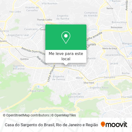 Casa do Sargento do Brasil mapa