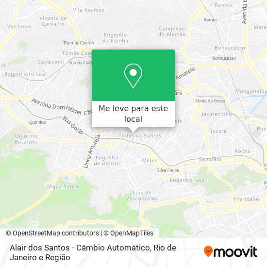 Alair dos Santos - Câmbio Automático mapa