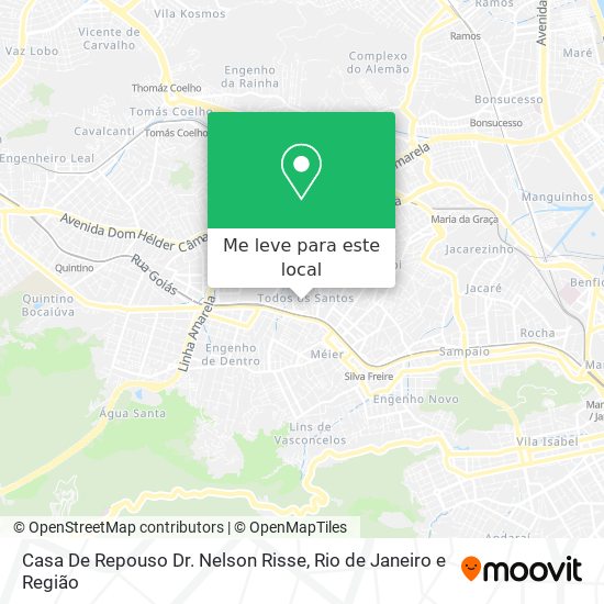 Casa De Repouso Dr. Nelson Risse mapa