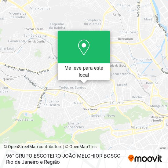 96° GRUPO ESCOTEIRO JOÃO MELCHIOR BOSCO mapa