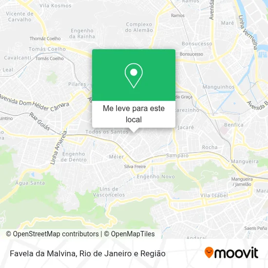 Favela da Malvina mapa
