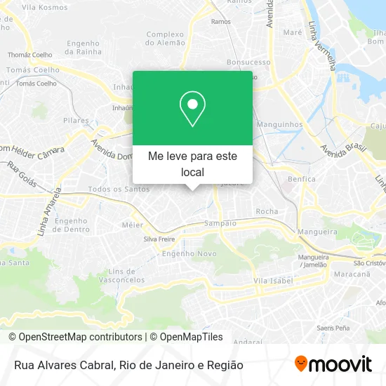 Rua Alvares Cabral mapa