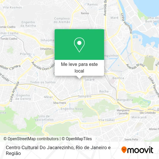 Centro Cultural Do Jacarezinho mapa
