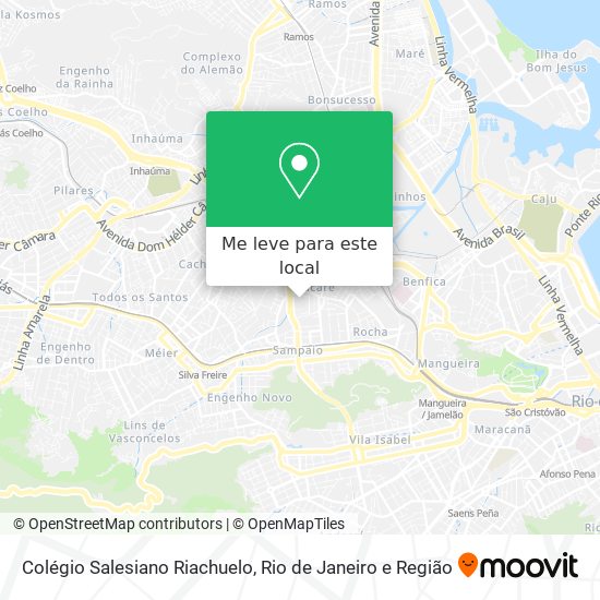 Colégio Salesiano Riachuelo mapa