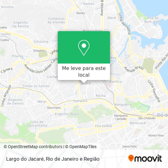 Largo do Jacaré mapa