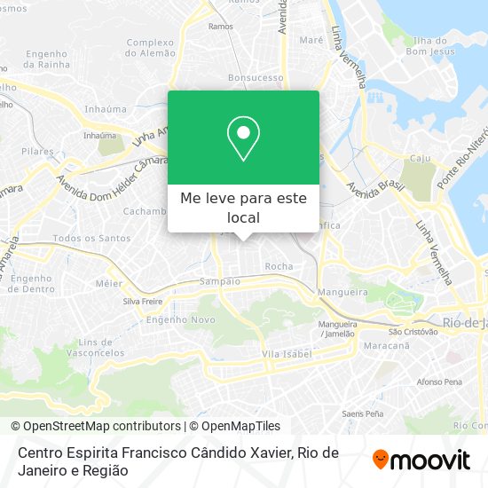 Centro Espirita Francisco Cândido Xavier mapa