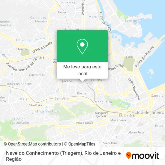 Nave do Conhecimento (Triagem) mapa