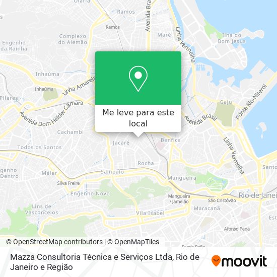 Mazza Consultoria Técnica e Serviços Ltda mapa