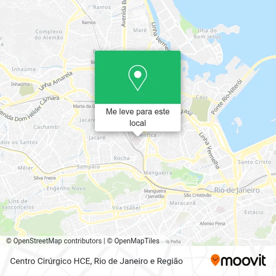 Centro Cirúrgico HCE mapa