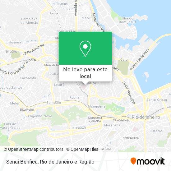 Senai Benfica mapa