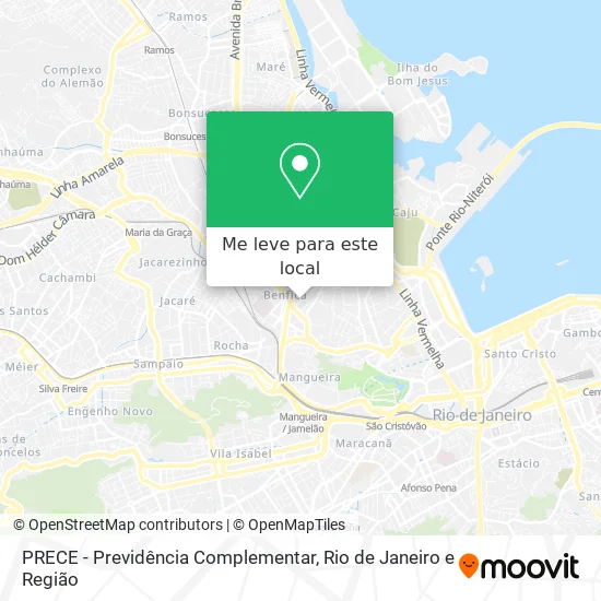 PRECE - Previdência Complementar mapa