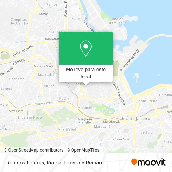 Rua dos Lustres mapa
