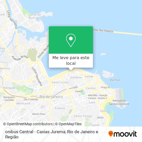 onibus Central - Caxias Jurema mapa