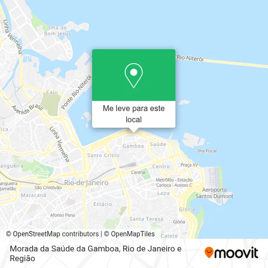Morada da Saúde da Gamboa mapa